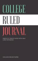 Colege Ruled Journal