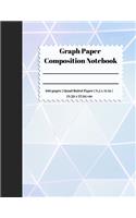 Graph Paper Composition Notebook: 5 Squares Per Inch / Graph Paper Quad Rule 5x5 / 8.5 x 11 / Bound Comp Notebook(47 Paper Composition Notebook)