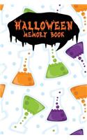 Halloween Memory Book: An Activity Book for Kids to Record Their Halloween Day - Coloring - Drawing - Journaling - Boiling Flask