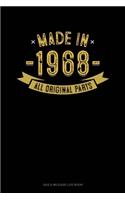 Made In 1968 All Original Parts: Gas & Mileage Log Book(509 Gas & Mileage Log Book)