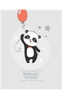 Notebook: To Do List Notebook with Cute cartoon Extra large (8.5 x 11) inches, 110 pages, To do list notebook(12 To Do List)
