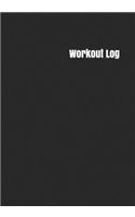 Workout Log: 7 x 10 fitness tracker for cardio running exercise and weight lifting