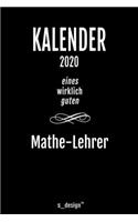 Kalender 2020 für Mathe-Lehrer