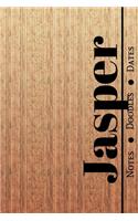 Manly Masculine Notebook with Personalized Monogram Jasper: A personalized monogram notebook just for you!