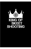 King of skeet shooting: 6" x 9" 151 Pages, Shooting log book, Target, Handloading Logbook, long range shooting log book, shooting range logbook, shooting data log book, Sho