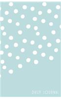 Daily Journal: Bullet Journal and Planner, 150 Dot Grid Pages, Blue and White