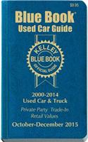 Kelley Blue Book Used Car Guide: Consumer Edition October-December 2015