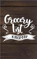 Grocery List Notebook
