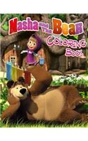 Masha and the Bear Coloring Book: Great Activity Book for Kids