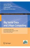 Big Social Data and Urban Computing