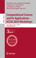 Computational Science and Its Applications - Iccsa 2024 Workshops