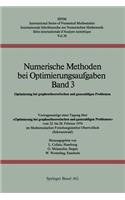 Numerische Methoden bei Optimierungsaufgaben Band 3