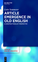 Article Emergence in Old English