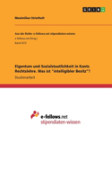 Eigentum und Sozialstaatlichkeit in Kants Rechtslehre. Was ist 