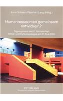 Humanressourcen Gemeinsam Entwickeln?!