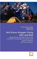 Anti Eaves dropper Using DES and RSA
