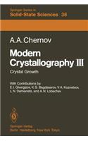 Modern Crystallography III