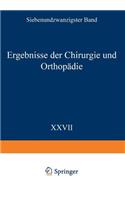Ergebnisse Der Chirurgie Und Orthopädie