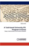 Task-Based University Efl Program in Korea