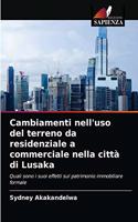 Cambiamenti nell'uso del terreno da residenziale a commerciale nella città di Lusaka