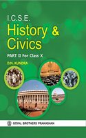 ICSE History & Civics Part 2 for Class X