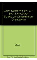 Chronica Minora Syr. 2. = Syr. III, 4
