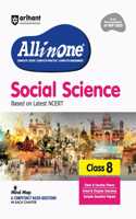 Arihant All in One Social Science for Class 8 | As per Recommendations of NEP 2020 I Based on the latest NCERT | Mind Map in Each Chapter and Competency-Based Questions I Complete Study, Complete Practice, Complete Assessment