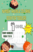 Number Tracing & Coloring Book for Toddlers