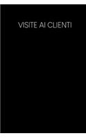 Visite ai clienti: Quaderno da completare per la registrazione delle conversazioni con i (nuovi) clienti - Design: Nero