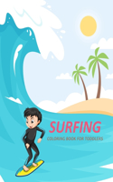 Surfing Coloring Book For Toddlers