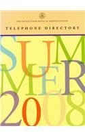 United States House of Representatives Telephone Directory, Summer 2008