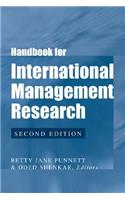 Handbook for International Management Research