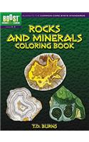 Rocks and Minerals Coloring Book, Grades 3-5