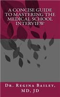 Concise Guide to Mastering the Medical School Interview
