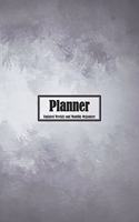 Planner Undated Weekly and Monthly Organizer: Simple Planner for One Year