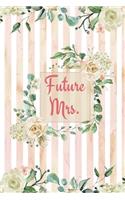 Future Mrs.: Watercolor Roses Wedding Planning Organizer with detailed worksheets, budget planner, guest lists, seating charts, checklists and more.