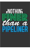Nothin' Finer Than a Pipeliner: Blank Lined Journal