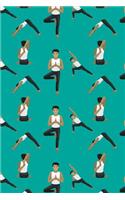 Yoga Pattern - Yoga Namaste Health Meditation Yogi 28: Blank Dot Grid Notebook for for Yoga Lovers