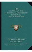 The Journal Of The Ethnological Society Of London V2