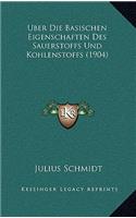 Uber Die Basischen Eigenschaften Des Sauerstoffs Und Kohlenstoffs (1904)