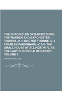 The Chronicles of Barsetshire Volume 1