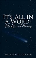It's All in a Word