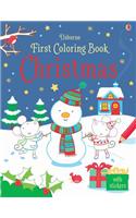 First Colouring Book Christmas