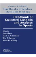 Handbook of Statistical Methods and Analyses in Sports