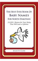 Best Ever Book of Baby Names for North Dakotans: 33,000+ Names for Your Baby That Will Last a Lifetime