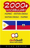 2000+ Filipino - Haitian Creole Haitian Creole - Filipino Vocabulary