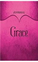 Grace Journal: Pink 5.5x8.5 240 Page Lined Journal Notebook Diary (Volume 1)