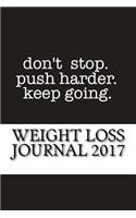 Weight Loss Journal 2017