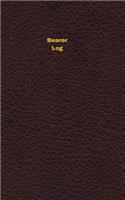 Bearer Log: Logbook, Journal - 102 pages, 5 x 8 inches(Unique Logbooks/Record Books)