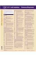 CPT 2013 Express Reference Coding Card Pulmonary/Respiratory